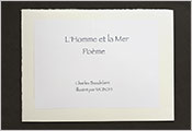 Decouvrez une étude illustrée par Marie-Claude Bohnenblust du poème de Baudelaire, L'homme et la mer 